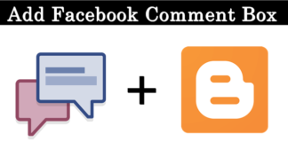 How To Add Facebook Comment Box To Blogger Posts