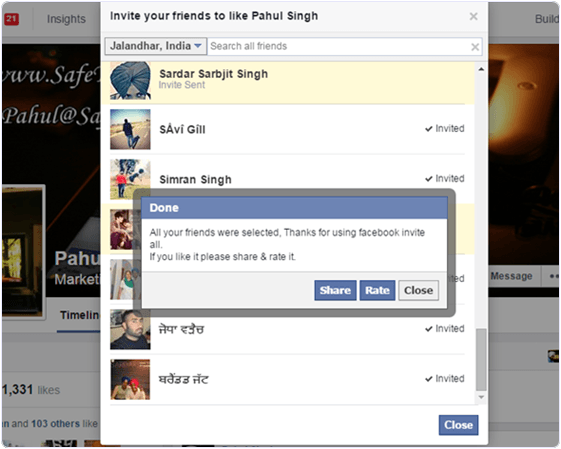 How To Invite All Friends To Like Page On Facebook (Single ...