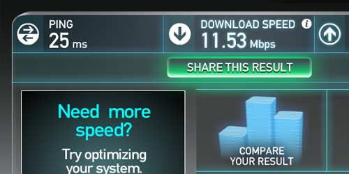 Internet Speed.