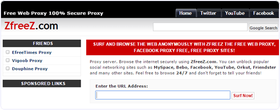 free proxy website