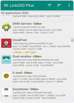 Android Link2SD plus hide app