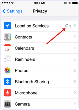 Turn Off location service to increase iPhone battery