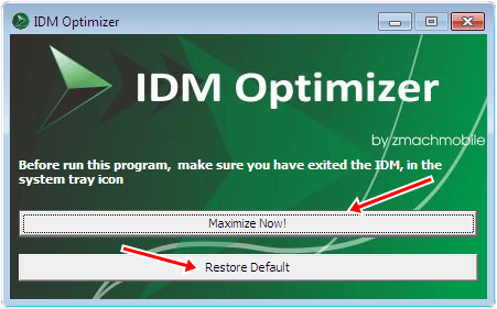 how to increase the ing speed of idm