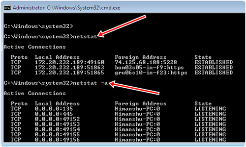 local network cmd hacking