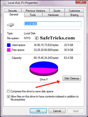 disk cleanup temporary files