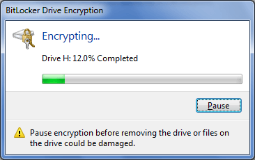 bitlocker drive encryption 
