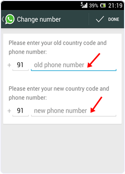 Change Whatsapp Number With Deleting Account