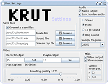 Krut Screen Recorder PC Software