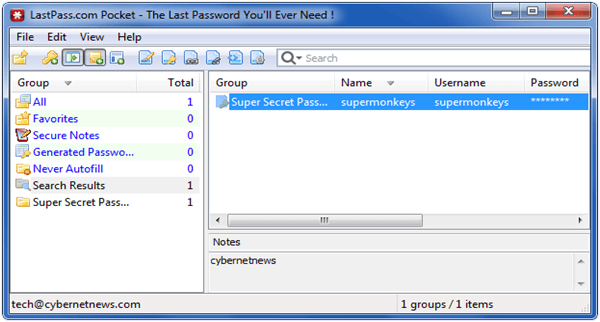  LastPass PC Software