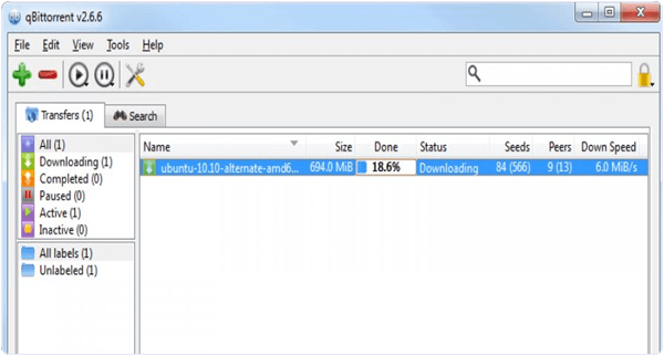 QbitTorrent PC Software