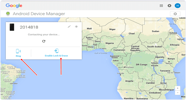 Android Device Manager Web Interface