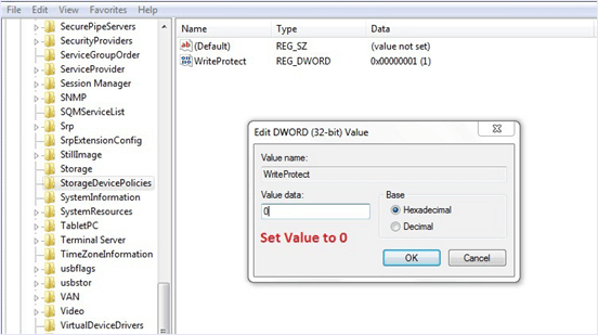 Repairing USB using Redegit