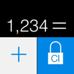 Simple calculator app icon