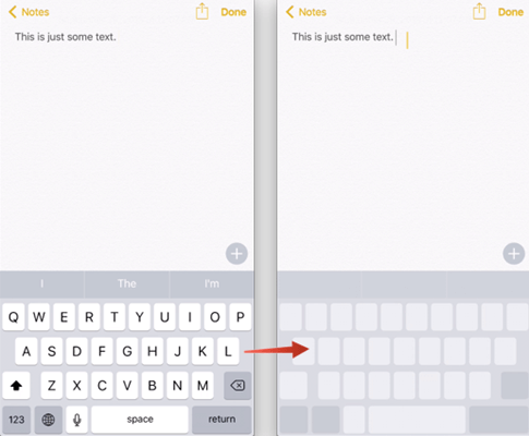 keyboard trackpad ios