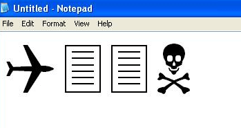 trade center attack notepad