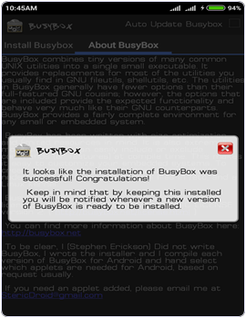 Busybox Install Successfully