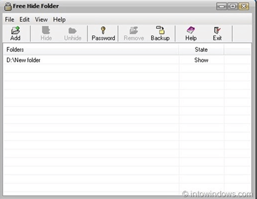 free hide folder