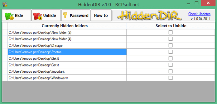 hiddendir