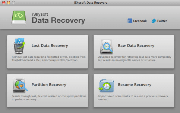 iskysoft data recovery modes