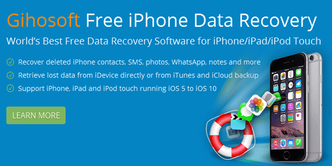 Gihosoft Free iPhone Data Recovery: Recover Lost Data From iPhone, iPad \u0026 iPod  Safe Tricks