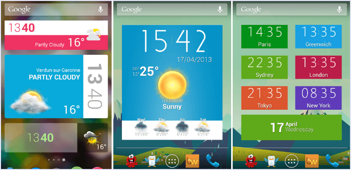 excess android widgets