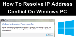 How To Resolve IP Address Conflict On Windows PC