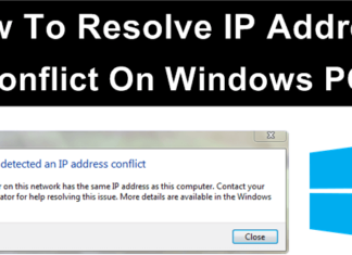 How To Resolve IP Address Conflict On Windows PC