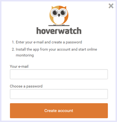 sign up hoverwatch