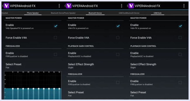 viper4android screenshots