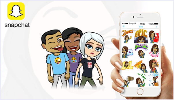 bitmoji in snapchat