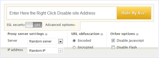  zakázat javascript proxy server