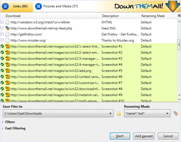 Down itall download manager