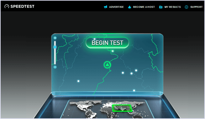 perform speedtest wifi