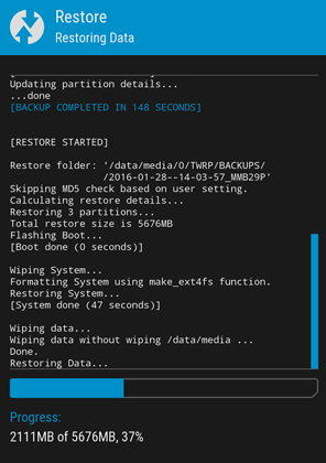 restore data partition twrp