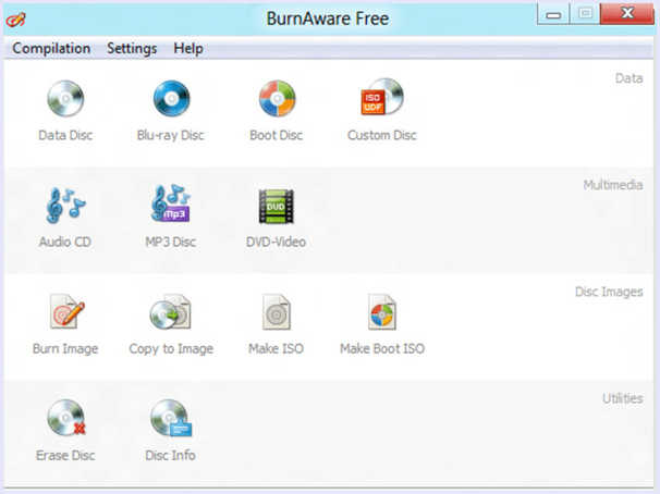 burnaware free dvd burning