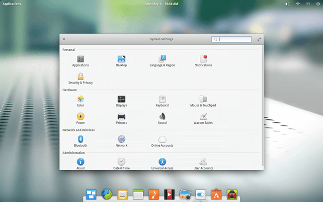 elementary os linux distro