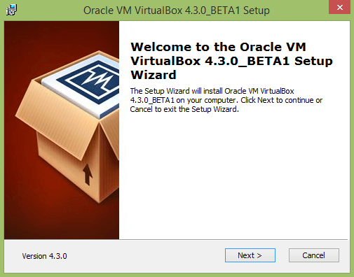 install oracle vm virtualbox