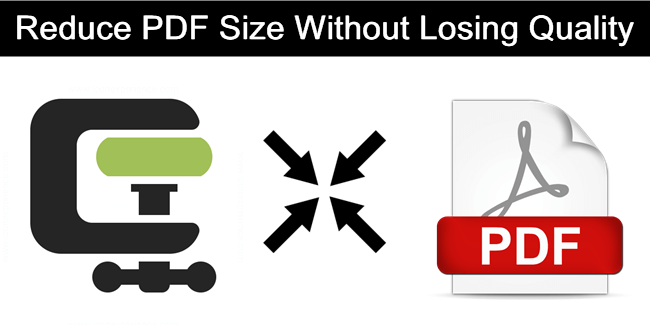 Computer Knowledge Center: How To Reduce PDF Size Without Losing Quality