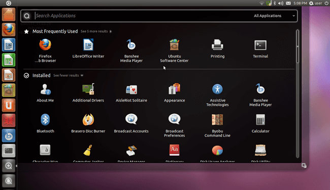 unity linux desktop environment