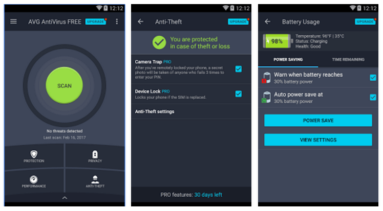 avg antivirus 2018 for android security