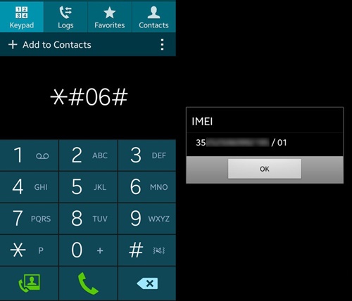 code for imei number mobile