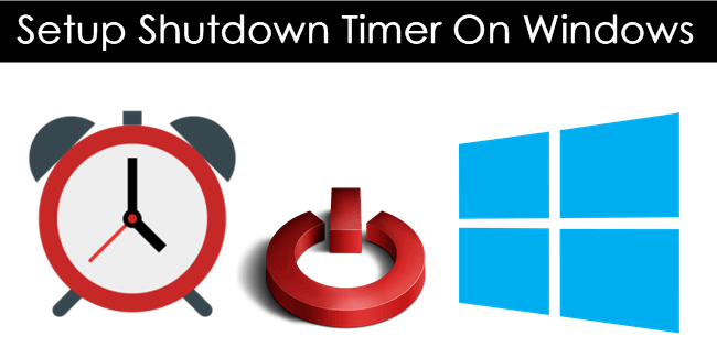 windows 10 shutdown timer like sleep timer