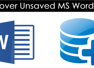 How To Recover Unsaved MS Word Document