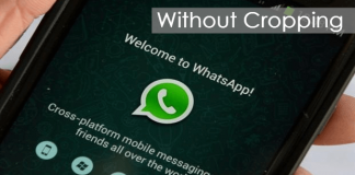 How To Set Whatsapp Profile Picture Without Cropping