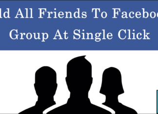 Add All Friends To Facebook Group By Single Click