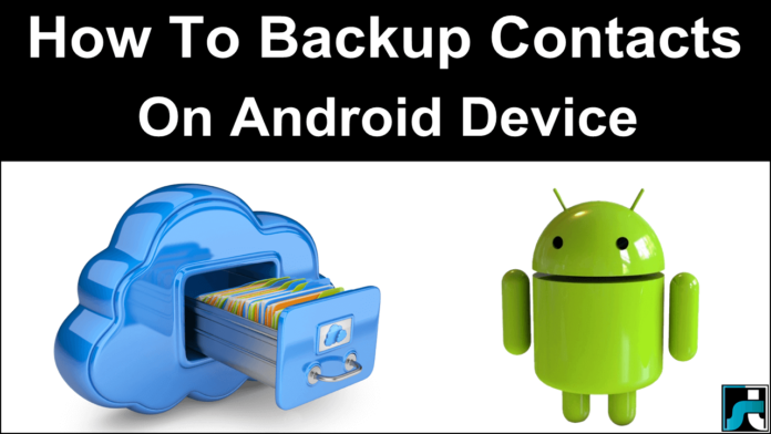 How to backup contacts on android
