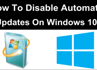 How to disable automatic windows updates on windows 10