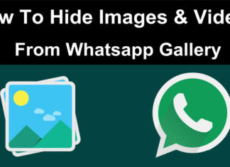 How to hide whatsapp images and videos from gallery