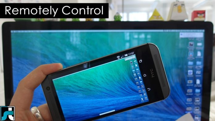 How to remotely control pc with android phone