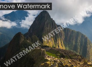 How to remove watermark from images photos
